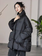 Women's Down Jacket Chic Polyester