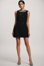 Lucysa Sleeveless Diamond Mini Dress