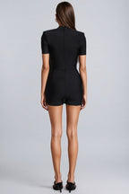 Joe Black Short Sleeve Skinny Jumpsuit