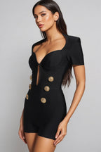 Joe Black Short Sleeve Skinny Jumpsuit
