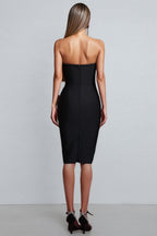 Juan Sleeveless Bow Bandage Mini Dress