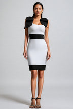 Chrisfa Sleeveless Bow Bandage Mini Dress