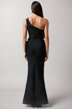 Revits Diamond Flowers Bandage Maxi Dress