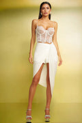 Craylk Sleeveless Lace Mini Two-Piece Set