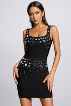 Bryonls Sleeveless Bandage Mini Dress