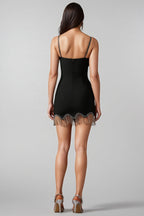 Kadek Sleeveless Diamond Tassels Mini Dress