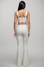 Elio Sleeveless Hollow Out Concatenate Bandage Two Piece Set