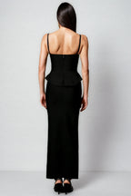 Olapa Sleeveless Bandage Maxi Dress