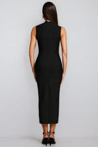 Nanci Sleeveless Diamond Bandage Maxi Dress