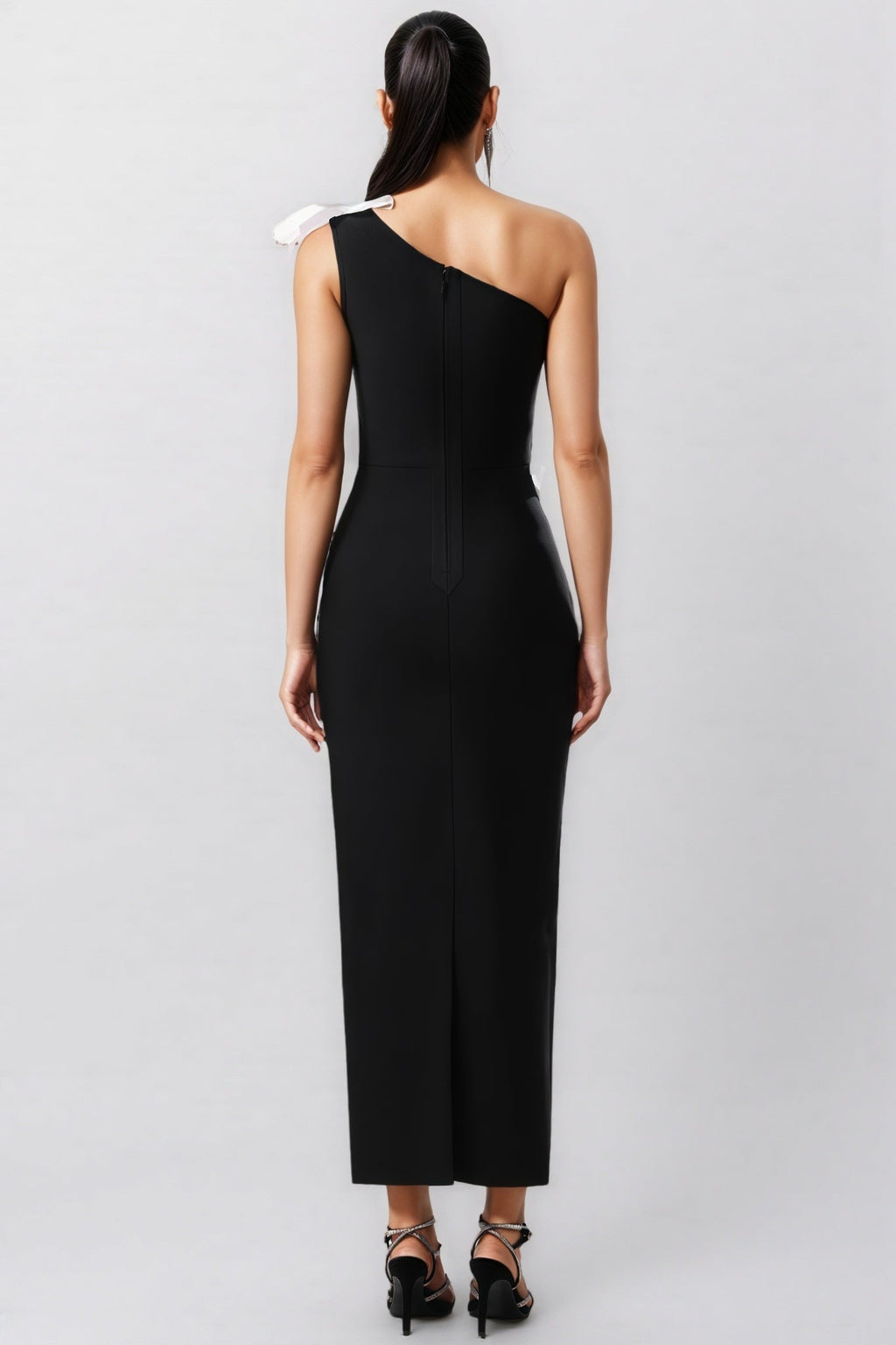 Priscilla 3D Flower Bandage Maxi Dress