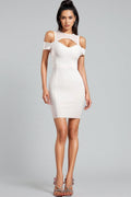 Jacqueline Sleeveless Hollow Out Bandage Mini Dress