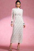 Riala Long Sleeves Lace Maxi Dress