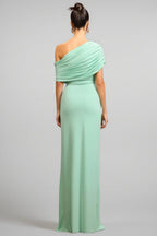 Vira Sleeveless Folds Maxi Dress