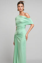 Vira Sleeveless Folds Maxi Dress