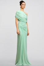 Vira Sleeveless Folds Maxi Dress