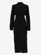 Cutout Blazer Dress Long Sleeve Spring Midi Dress For Women 2026