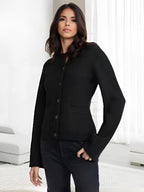 Crew Neck Knitted Cardigan Spring Casual Tops For Women 2026