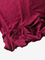 Elegant Velvet Mini Dress With Ruffle Hem Long Sleeve Bodycon Dress For Women 2026