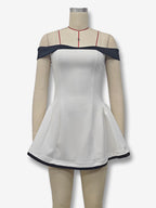 Off-Shoulder Mini Dress Long Sleeves A-Line Sexy Birthday Party Dress For Women 2026