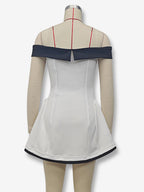 Off-Shoulder Mini Dress Long Sleeves A-Line Sexy Birthday Party Dress For Women 2026