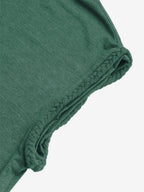 Dropped Shoulder T-shirt In Green Summer Top For Women 2026