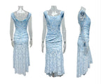 | Floral Maxi Dress in Blue
