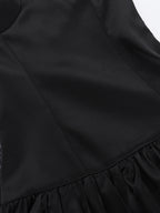 Strapless Mini Dress Ruffled Hem Fitted Bodice Birthday Party Dress For Women 2026