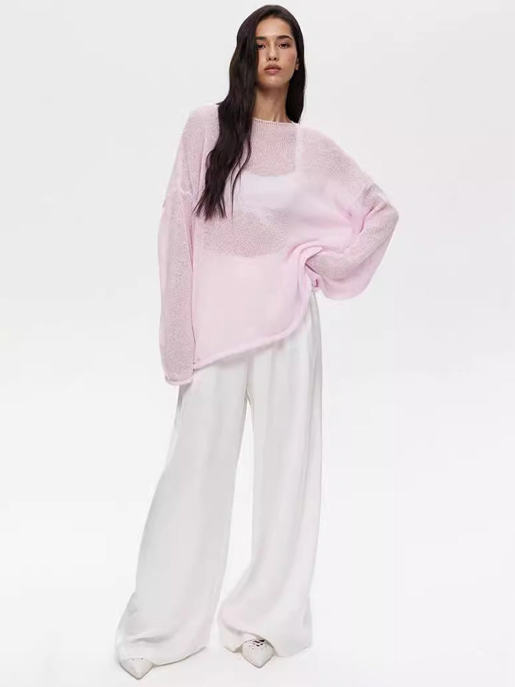 Casual Long-Sleeve Knit Top For Women 2026