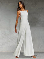 Sleeveless Jumpsuit With Wide-Leg For Women 2026
