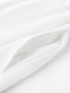 White Off-Shoulder Mini Dress With Ruffle Trim 2026