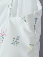 Floral Print Sweetheart Neckline A-line Midi Dress For Summer 2026