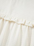 Ruffled Flutter Sleeve Blouse For Summer 2026