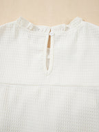 Ruffled Flutter Sleeve Blouse For Summer 2026
