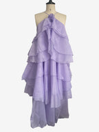 Tiered Maxi Dress With Floral Accents And Open Back For Summer Events 2026