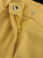 Oversized Suit And Wide-leg Pants 2 Piece Co-ord Set In Yellow For Autumn 2026