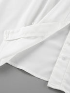 Vintage Puff Sleeve Blouse With Stand-Up Collar In Autumn For Women 2026