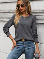 Geometric Textured Top With Puff Sleeves For Women 2026