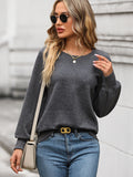 Geometric Textured Top With Puff Sleeves For Women 2026
