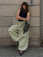 Balloon Pants With Elastic Waist Design For Women 2026