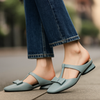 Evelina | Leather Mules