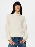Cowl Neck Solid Color Knit Pullover Sweater For Women 2026