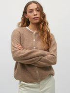 Crewneck Knit Basic Pullover Cardigan For Women 2026
