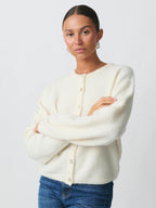 Crewneck Knit Basic Pullover Cardigan For Women 2026