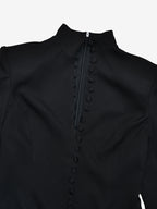 Modern Structured Button Up Slim Blazer Mini Dress For Women 2026