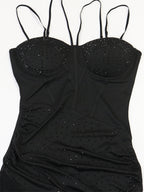 Sheer Side Sequin Sleeveless Bodycon Maxi Party Dress For Women 2026