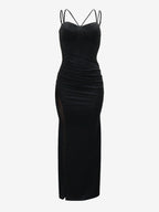 Sheer Side Sequin Sleeveless Bodycon Maxi Party Dress For Women 2026