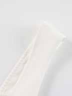 White Sleeveless A-line Flare Mini Dress For Women 2026