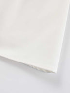 White Sleeveless A-line Flare Mini Dress For Women 2026