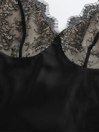 Elegant Lace V-Neck Slim Fit Slip Summer Long Dress For Women 2026