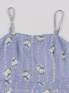 Floral Print Cami Strap Summer Swing Midi Dress For Women 2026